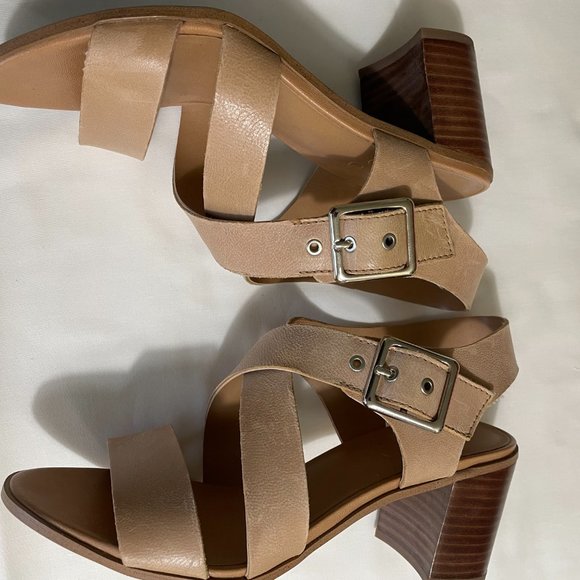 Franco Sarto Strappy leather heels - Picture 4 of 9